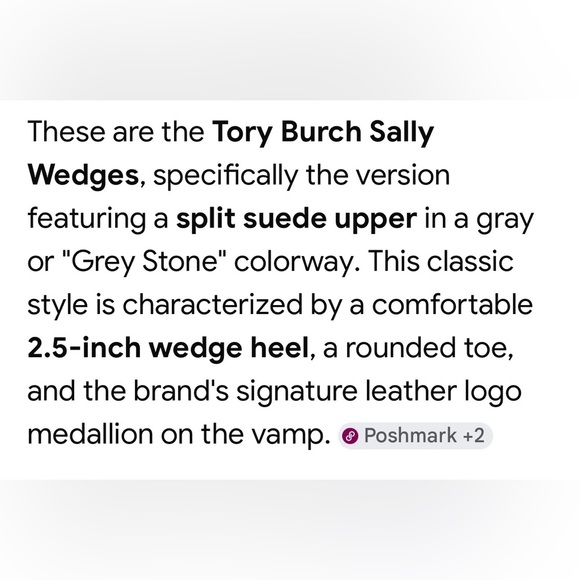 Tory Burch Women's Taupe Suede Heels - Picture 6 of 7